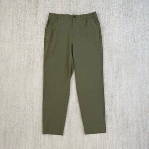 Banana Republic Factory High Waist Airstretch Green Crop Pants S